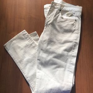 J. crew off white 770 jeans size 30” length 32”